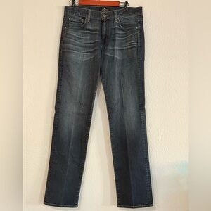 7 For All Mankind Men's Dark Blue Austyn Jeans